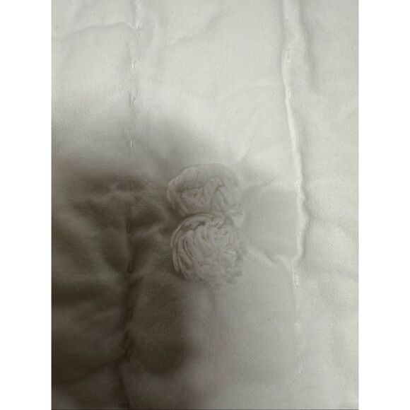 Rare Pottery Barn Set of 2 White Standard Pillow Sham Cotton - Picture 4 of 16